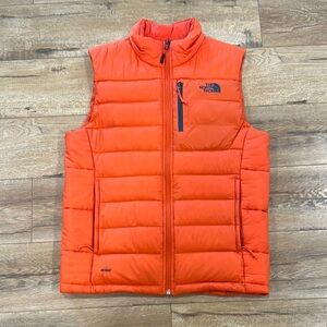 The North Face Men’s Orange Puffer Vest Size Small